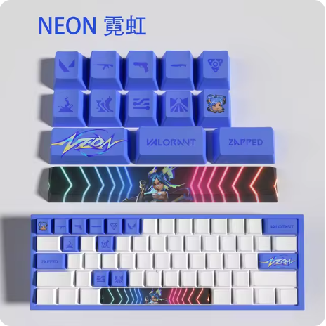 Valorant Neon 14 KeyCaps