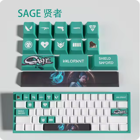 Valorant Sage 14 KeyCaps